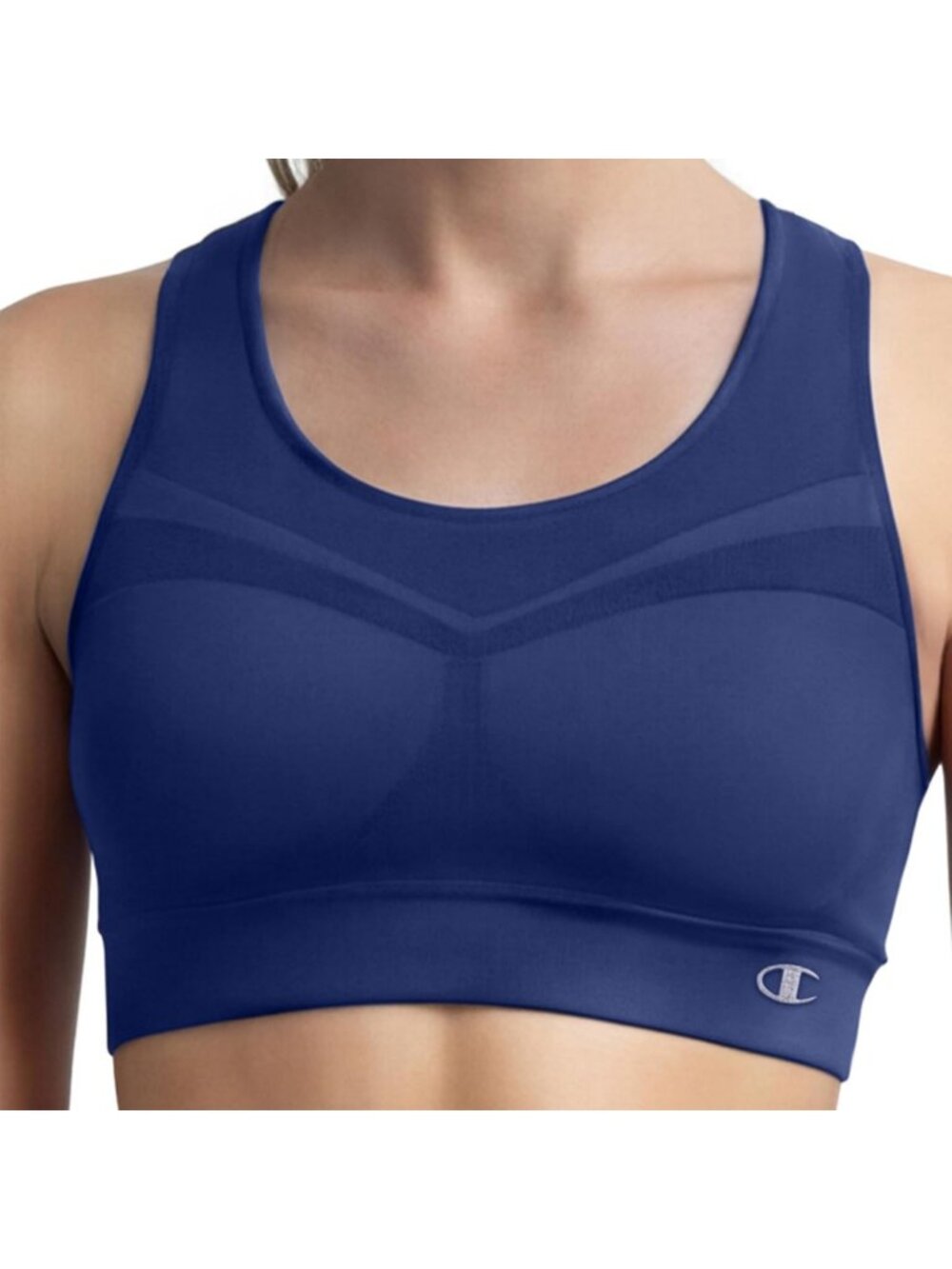 Seamless Racerback Sports Bra for Women, Moderate Support, Moisture-Wicking